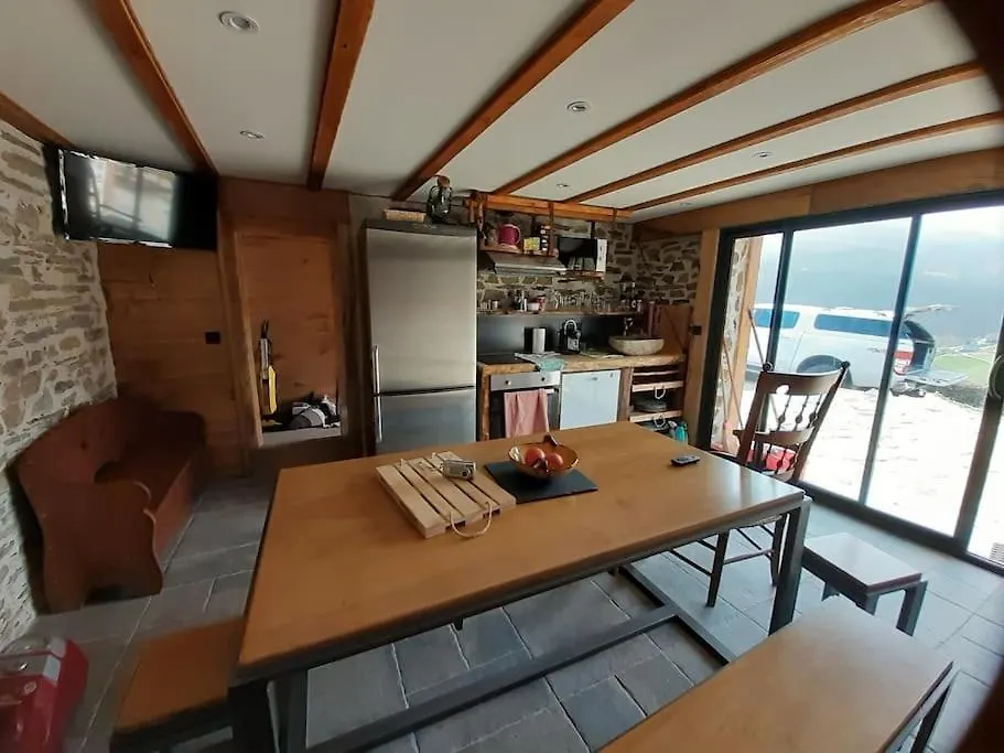 木屋 Alos Ancienne Grange Renovee Chez Blazy别墅 法国